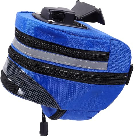 Veemoon Fahrradsatteltasche Große Satteltasche mit Reißverschluss Reflektierend für Mountainbike Rennrad Citybike