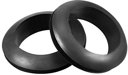Sourcingmap Wire Protector Oil Resistant Armature Rubber Grommet 30mm Inner Dia 15Pcs Black
