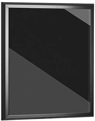 Bildershop-24 Objektrahmen 2 cm tiefer Bilderrahmen VARIANTO35 60x80 cm Schwarz matt mit Passepartout