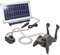 esotec Solar Wasserspeier mit Teichpumpen-Set Frosch Lazy Frog, Teichfigur, Miniteich Wasserspiel Garten, Tauchpumpe, Gartenbrunnen, Springbrunnenset außen, Balkon Teich Outdoor H=24cm 101650