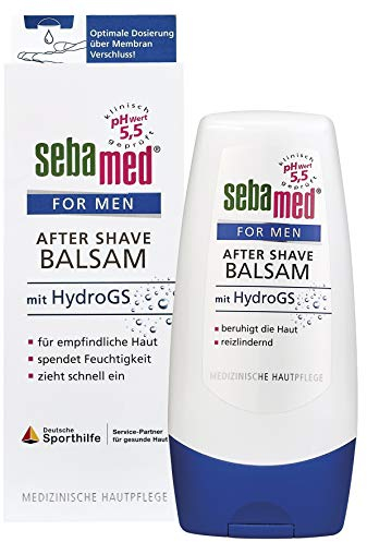 Sebamed for Men After Shave Herren Balsam, hilft gegen Rasurbrand, ist feuchtigkeitsspendend und hautberuhigend, ohne Mikroplastik, MADE in Germany