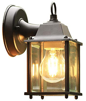 Mengjay E27 Impermeabile in Alluminio Tradizionale Lampada da parete da esterno nostalgica Lampada da Parete per Esterno Per Illuminazione Di Esterni Vintage Luce Parete Corridoio Applique