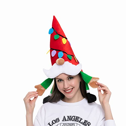 JOYIN Weihnachtsmütze, Zwergenmütze, lustige Weihnachtsmütze für die Feiertagsparty