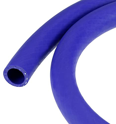 sourcing map Silicone Vacuum Tubing Heater Hose 14mm ID 1m 101psi 392F Blue Reinforced High Temperature for Engine