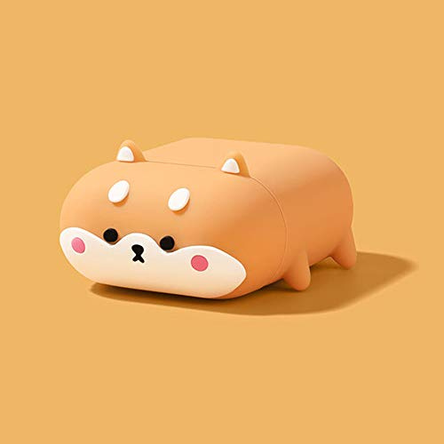 Kompatibel mit AirPods 3 Generation Hülle 2021, Niedliche 3D Cute Cartoon Silikon Corgi Shiba Inu Dog Hülle Schutzhülle, Kinder Teenager Jungen Mädchen Frauen für AirPod 3rd Case Cover - Korgi Hund