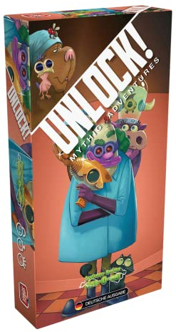 Asmodee Space Cowboys Unlock Professor Nosides Tier-O-MAT | Family Game | Guessgame | 1-6 players | From 10+ years | 60 minutes | German