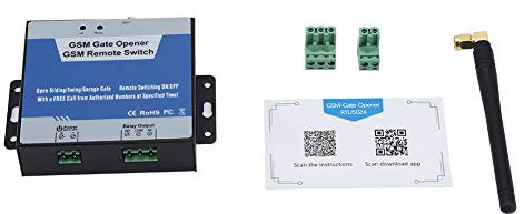 BuyWeek Apriporta GSM, interruttore di controllo remoto GSM wireless Accesso alla porta GSM Telefonata SMS gratuita Apriporta GSM