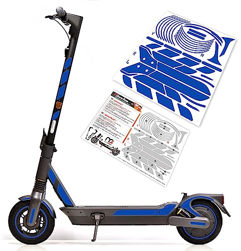 m2medien Aufkleber-Set/Sticker Set geeignet für Segway Ninebot MAX G2D E-Scooter - 46-teilig auf 35x40cm Bogen