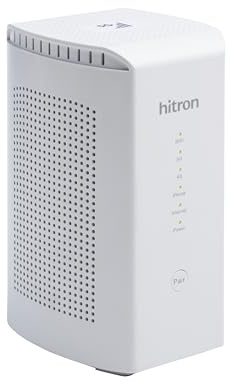 Hitron D60 5G Cellular Router with Sim Card Slot | AX3000 WiFi 6 Router with Mesh WiFi | Certified with T-Mobile, AT&T, US Cellular | Nano SIM, eSIM for Dual Failover Capability |Model # D60 5G