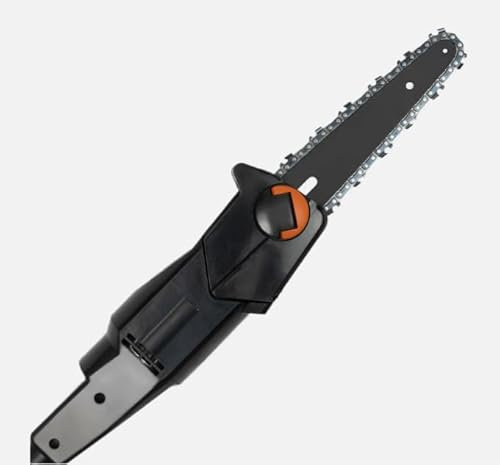 Cordless Rechargeable Double Section Assemble Shaft Branch Cutter and Low NoiseCordless Pole Chain Saw Electric Extendable Chainsaw Tree Pruner Trimmer Battery with 1500mAh Battery Standard Charger