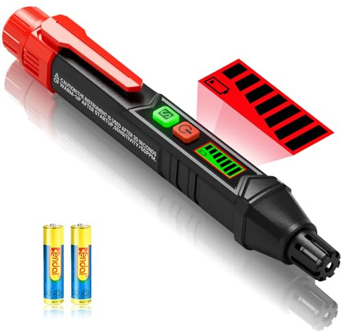 YOJOCK Detector de Gas para casa y Detector de Gas para Autocaravana - El Detector de Gas para Autocaravana detecta metano, propano y más (Rojo) (Rojo Oscuro)