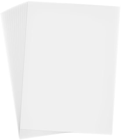 50 Blatt Transparentpapier A4 Bedruckbar 130 g/m², Transparentpapier 210x297mm, Transparentes Bastelpapier für Zeichnen, Architekturskizzen, Scrapbooking