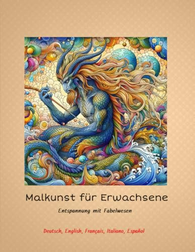 Fabelwesen zum Ausmalen und Entspannen: Ein kreatives Abenteuer für Malbegeisterte mit 65 Malvorlagen
