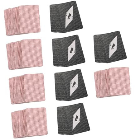 DRESSOOS Mini Spielkarte Pokerkarten Boxen Karten Kartenspiel Für Poker Partykarten Verdicktes Material Bruchfest Verschleißfest