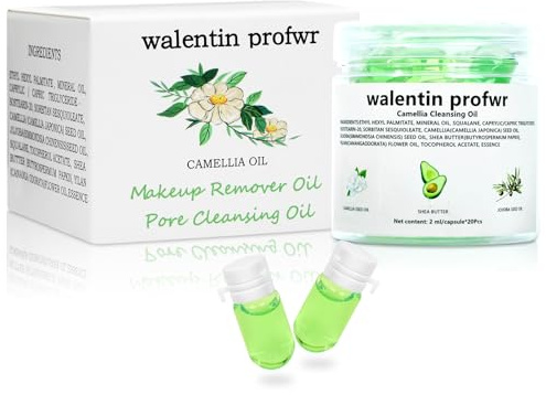 Fuktgivande rengöringsolja för ansiktet 20 st individuellt förpackad mjuk makeup remover resestorlek närande djup rengöring olja för hud