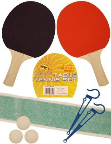 Complete Table Tennis Set – Bat, Balls, and Net for Ultimate Play