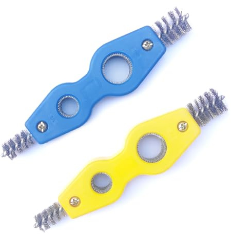 SELVFZ Pipe Deburring Brushes For Deburring 15mm/22mm Pipe Plumbing Wire Brush Professional Use Pipe Cleaners For Cleaning