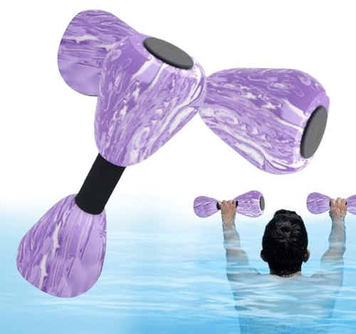 Wasserhanteln mit Verbindungsstange - Aqua Hanteln & Wassergymnastik Zubehör | Geräte für Reha, Schwimmtraining & Wassersport Fitnessgeräte Für Muskelformung