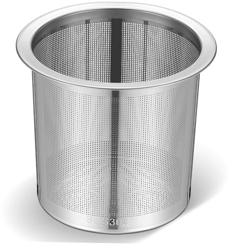 MOTHNUR Filtre Café Inox Passoire Fine Réutilisable Tamis Thé Maison Cuisine Facile Nettoyage