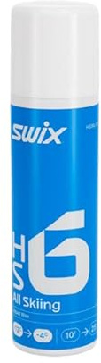 SWIX HS6 Liquid. Blue, -4°C/-12°C 125ml Skiwachs blau Flüssigwachs für kalte Bedingungen bis -12°C. Schnell, einfach, wettkampferprobt.
