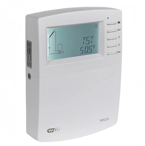 Controlador De Agua Solar Compatible Con El Modelo SR223 Con Función WiFi For Sistemas De Calentadores De Agua Solares Presurizados Separados.