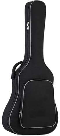 Pegciuho Guitar Case with Adjustable Straps, Carrying Bag And Handle