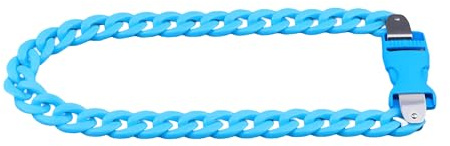 Collane con ciondolo ragazza in argento sterling 925 e fibbia lunga e robusta, lucchetto per donna, collana con lucchetto a catena da uomo