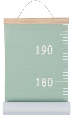 Tabella di crescita – montata a parete in tela, coltello decorativo per la crescita, per bambini, ragazze, casa, soggiorno, camera da, aula, cameretta dei bambini