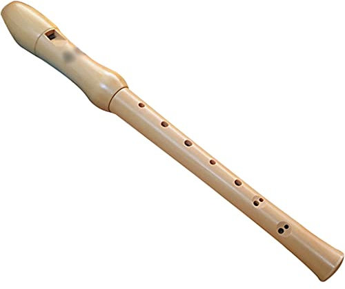 Abnehmbare Sopranblockflöte, Hochtöner 8-Loch Holzflöte Deutscher Stil/Barock, Aufbewahrungsbox + Reinigungsstäbchen (Color : Primary color, Size : Baroque)