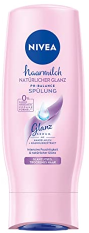 NIVEA Latte per capelli naturale lucentezza, balsamo delicato 200 ml