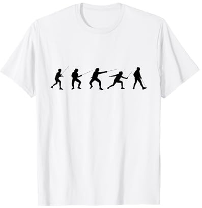 Tactiques d'escrime Enthousiaste de l'escrime Fleuret T-Shirt
