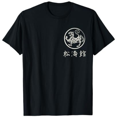 Shotokan Karaté Kata Formation Dojo Arts Martiaux T-shirt Noir Karaté T-shirt Unisex-Adulte S