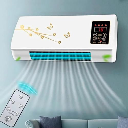 Split Max Aire Acondicionado Portatil,2 In 1 Portable Air Conditioning,2024 New Wall Mounted Air Conditioner,With Remote, For Home/Office/Bedroom (White B)