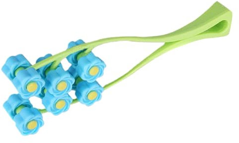 Rouleau de massage des fleurs, outil de masseur facial - Masseur à double clips en forme de Y,Rouleau à fleurs 3D, équipement de relaxation manuelle pour les femmes et les filles