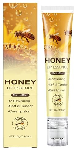 Bienengift Lippenbalsam Cream,Langanhaltender Lip Balm,Honig Lippenbalsam,Bienengift Serum Lippenstift,Lippenpflege FüR Sehr Trockene Lippen,Feuchtigkeitspflege,Lippenfalten Mildern