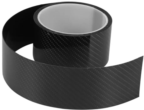 Mipcase Protection Seuil Voiture Adhésif Fibre Chaleur Autocollant Protection Portière et Coffre Film Trim Rayures pour Seuils et Bords de Portes Automobiles