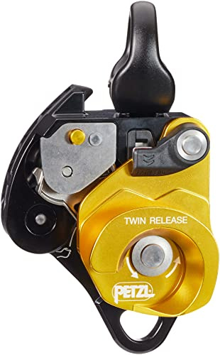 Petzl Twin Release Releasable Double Progress Capture Pulley (4:1 Haul Systems)