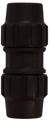 Jardin202 - Enlace Recto de Polietileno para Tubería de Riego por Goteo - Varias Medidas | 40mm (Pack 10 uds)
