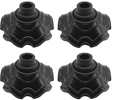 Sharplace 4Pcs Moon Chair Leg Protectors Outdoor Chair Leg Tips Caps Reusable Replacement Replaceable Chair Feet Floor Protectors for Camping Gardens, 15mm