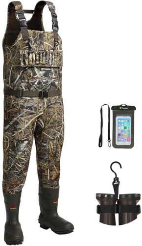 TIDEWE Wathose aus Neopren, 4 mm, wasserdicht, für Jagd