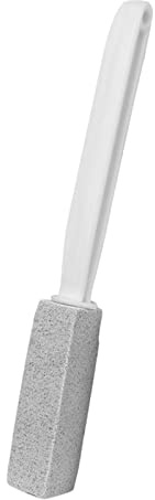 Bimsstein WC-Bürste mit Griff für Rost Grill Füße Pflege Bad Pool Grau 20,5 cm