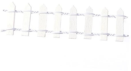 Panneaux de clôture en osier limoneux Mini clôture de jardin pour jardin clôture miniature piquet de clôture bordure meubles de maison de poupée mini maison artisanat clôture de cour plante devant