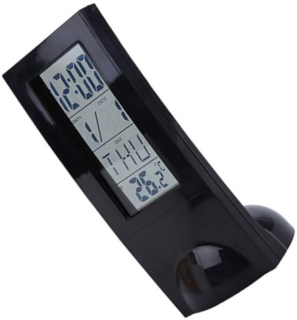 AOKWAWALIY 1Stk elektronischer Kalender Zeitschaltuhr elektrischer Wecker Digitaluhr Wecker digital Batterie Uhr mit Temperaturanzeige Kalender vertikal Elektronische Uhr Timer