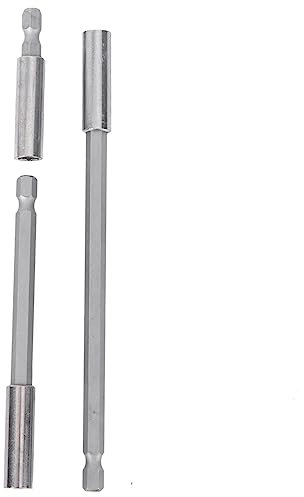 HOMSFOU 3 Stk Magnetische Bohrer Magnetische Bits Federschwingungsisolatoren Bohrerhalter Lange Bohrerverlängerung Bohrverlängerung Schraubendreher Bithalter Lauben Ärmel