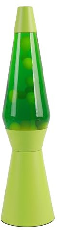 I-TOTAL® - Lampada Lava, effetto bolle, lava lamp colorata (Verde)