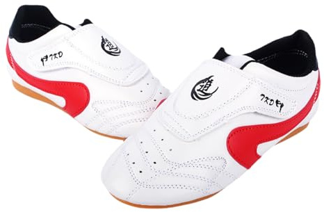 Viaoragiosa Calzado Deportivo Taekwondo,Zapatos De Boxeo De Artes Marciales,Zapatos De Entrenamiento De KáRate,Antideslizante,Resistente Al Desgaste,Apto para Artes Marciales Y Taekwondon