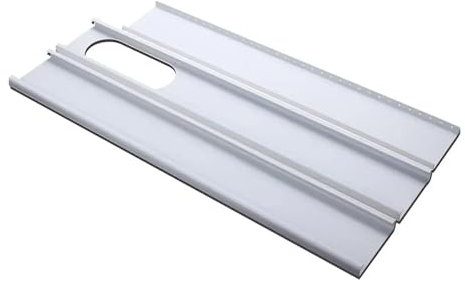 Genérico Adaptador de Ventana Ajustable/Kit de Deslizamiento de Ventana, Placa de Escape, Conector de Tubo for Aire Acondicionado portátil, Juego de Accesorios de 190 cm(3Pcs Window Kit)