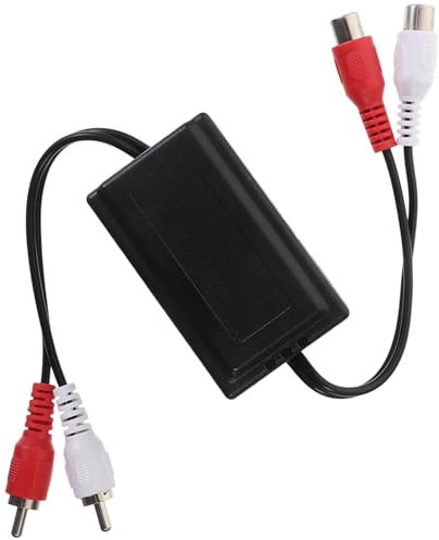 IWOWHERO Filtros De Audio Aislador De Bucle De para Coche De Bucle De Filtro De Ruido para Estéreo Doméstico Aislador De Ruido De Amplificador De Automóvil