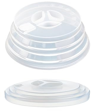 Microwave Splatter Lid - Anti - Square Silicone Lid - Plate Protector Cover for Dishwashers for Microwave Heating