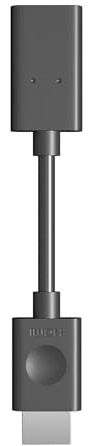 Extensión HDMI de 12 cm con adaptador macho a hembra, compatible con dispositivos Fire TV Stick y más
